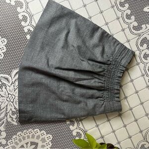 J. Crew Gray wool blend skirt with pockets